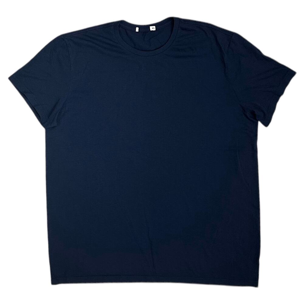 Marine Layer Men's T-Shirt Signature Crew Pima Cotton Tee in Navy